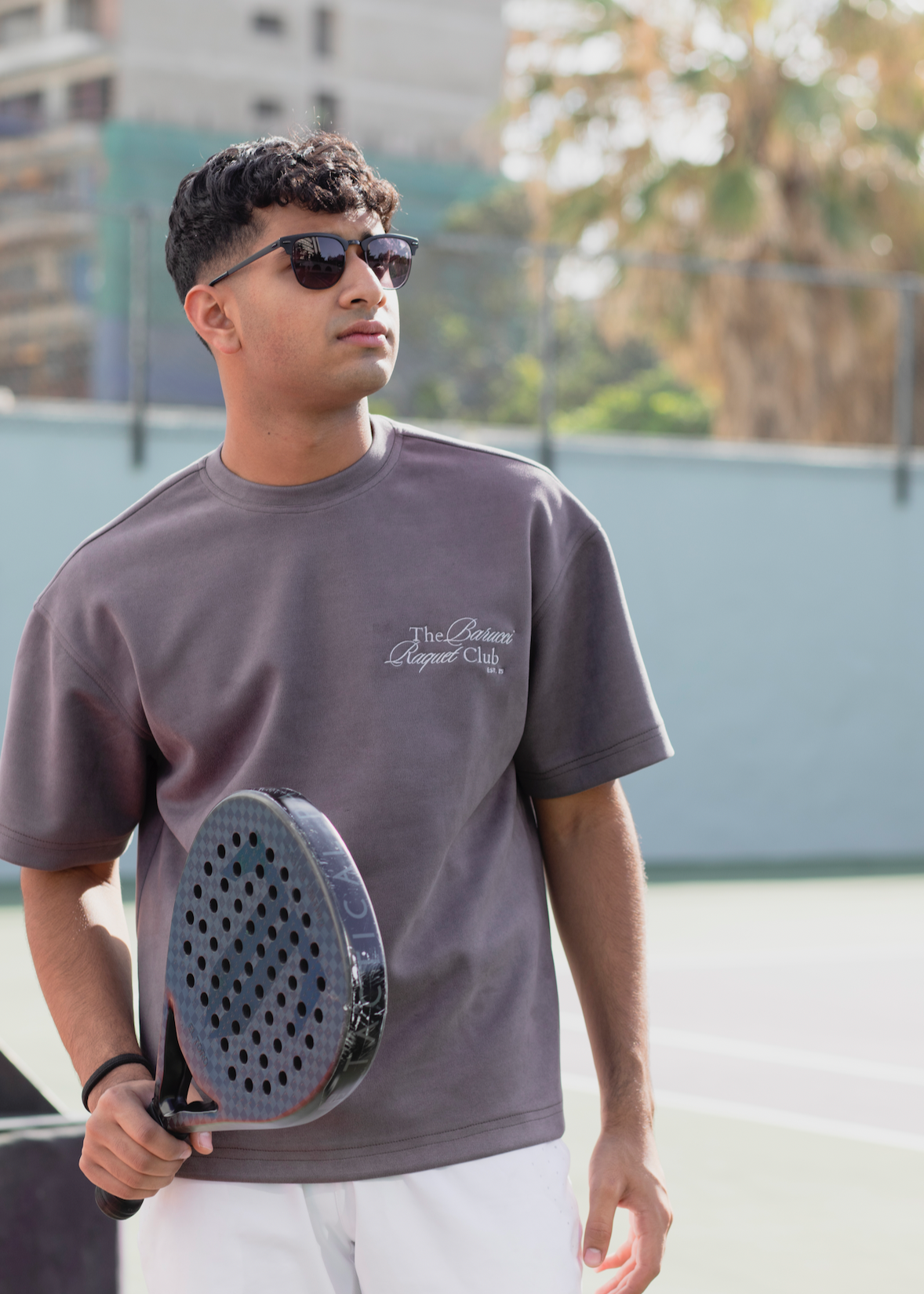 The Courtside Suede Tee