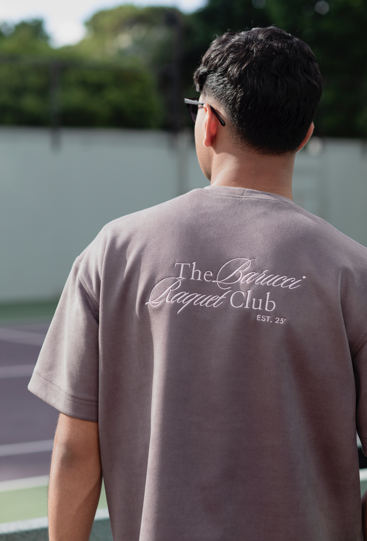 The Courtside Suede Tee